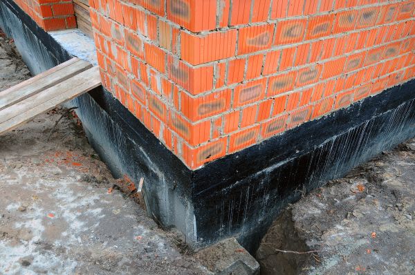 Brick Foundation Waterproofing in Bear